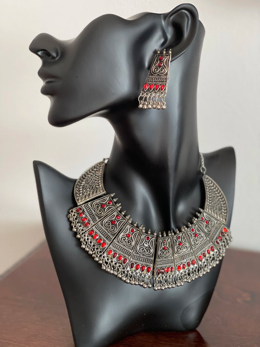 Traditional Blackish Silver Jewelry